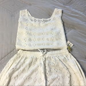 Gloria’s Fashions Swimwear Coverup Pants/Top M